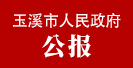 玉溪市人民政府公报