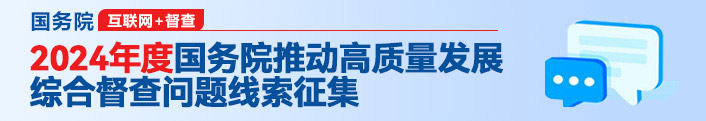 2024年度国务院推动高质量发展综合督查征集