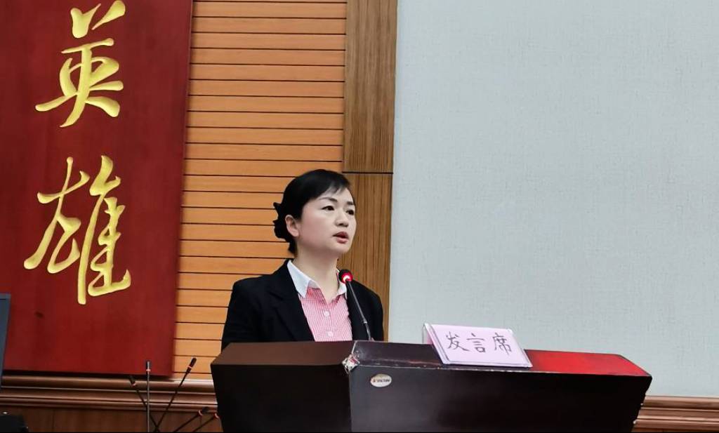(分管领导曾丽娟分享创建经验)