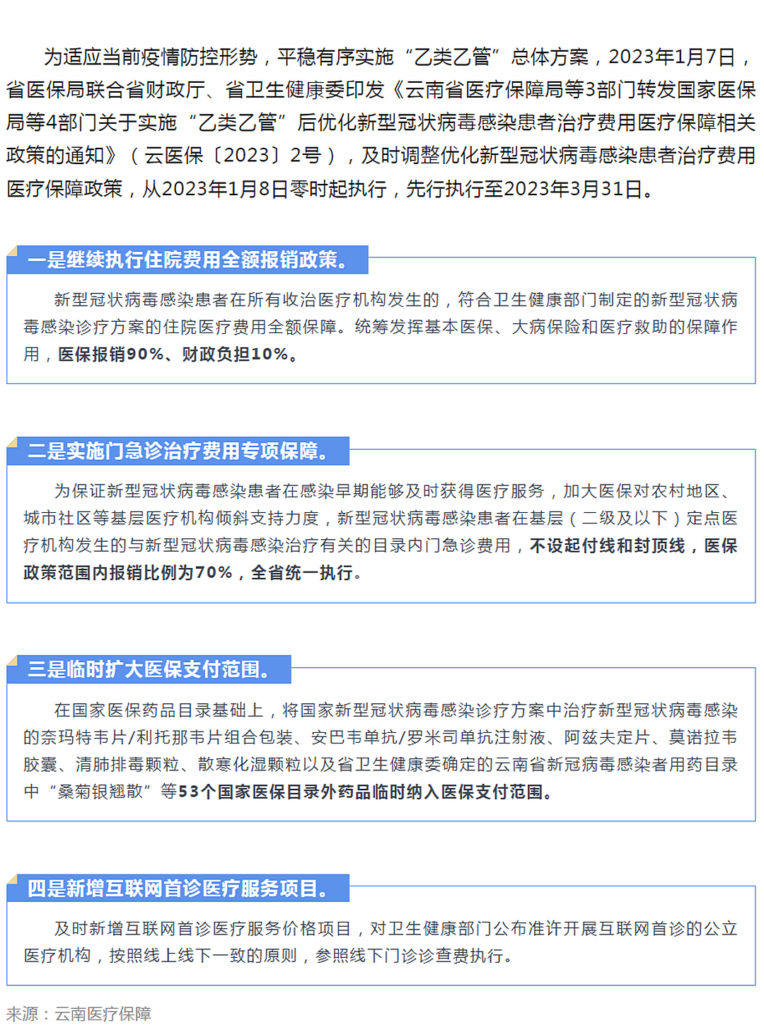 【政策解读】调整优化4项新冠患者治疗费用医保政策 平稳有序落实国家“乙类乙管”要求.png