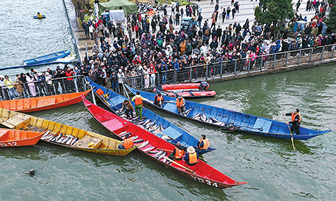 星云湖开湖捕鱼