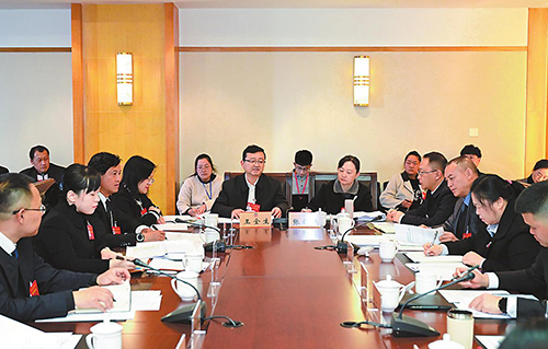 政协委员分组审议常委会工作报告和提案工作情况报告.jpg 政协委员分组审议常委会工作报告和提案工作情况报告.jpg