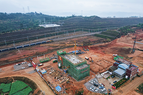 玉溪研和铁路海关监管作业场所建设提速.jpg 玉溪研和铁路海关监管作业场所建设提速.jpg