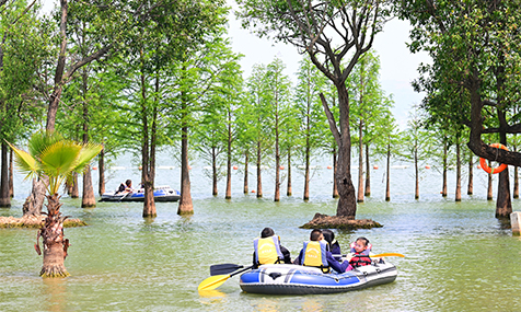 醉美星云湖水上享春光