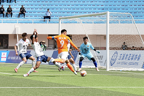 玉溪队8比0大胜临沧队