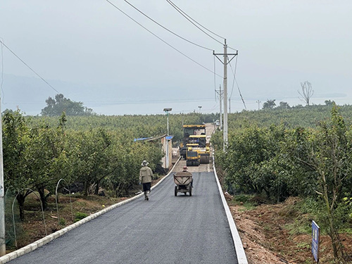 江城镇:梨园道路焕新貌 旅居配套项目助推文旅游升级.jpg 江城镇:梨园道路焕新貌 旅居配套项目助推文旅游升级.jpg