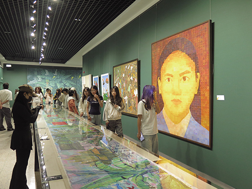 玉溪师院举办美育浸润行动计划三年成果展.jpg