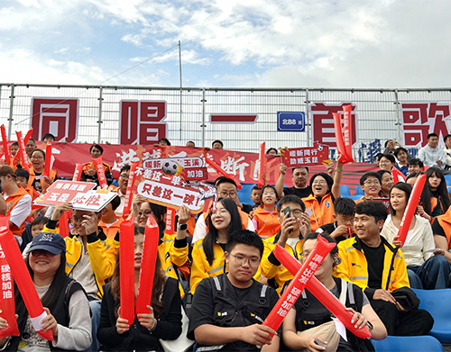 中超公益看台迎来新就业群体代表