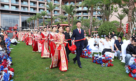 “爱在抚仙湖”集体婚礼暨“我们的节日·七夕”新时代文明实践活动举行