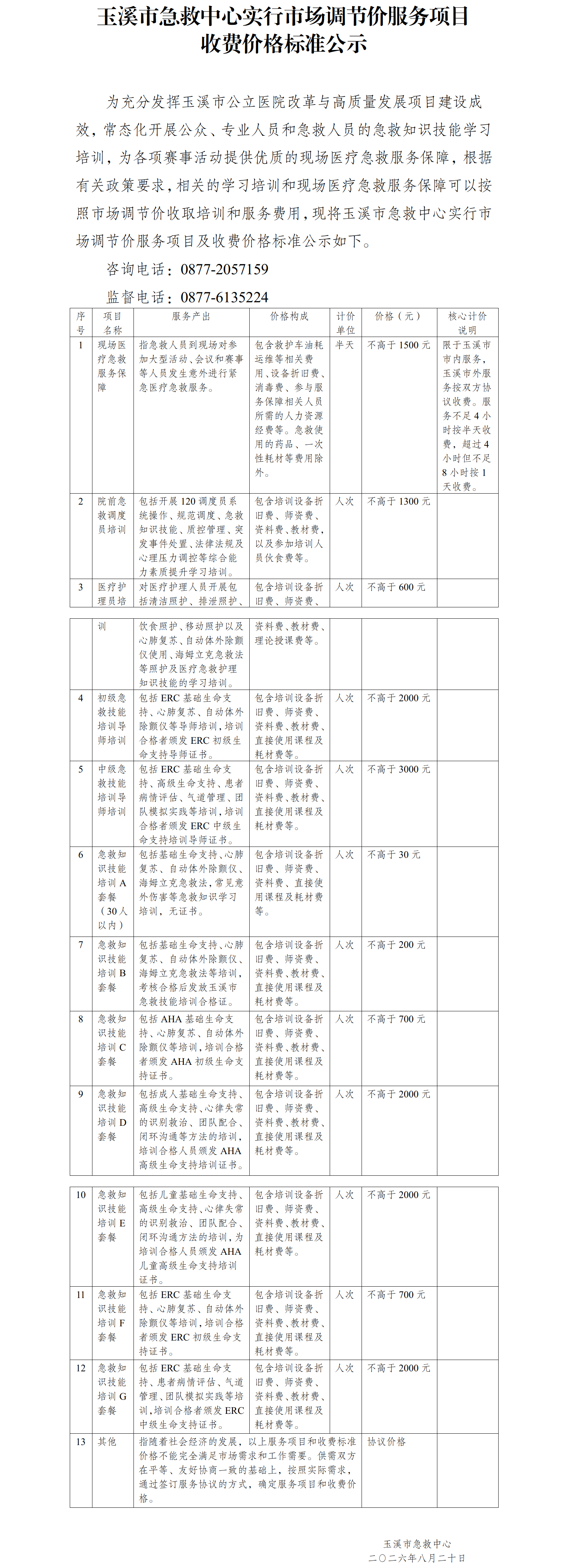 玉溪市急救中心实行市场调节价服务项目收费价格标准公示(2026.8.19).png 玉溪市急救中心实行市场调节价服务项目收费价格标准公示(2026.8.19).png